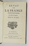 [Héraldique, Noblesse] L Etat de la France - 1698 - 3 volumes - Photo 6, livre ancien du XVIIe siècle