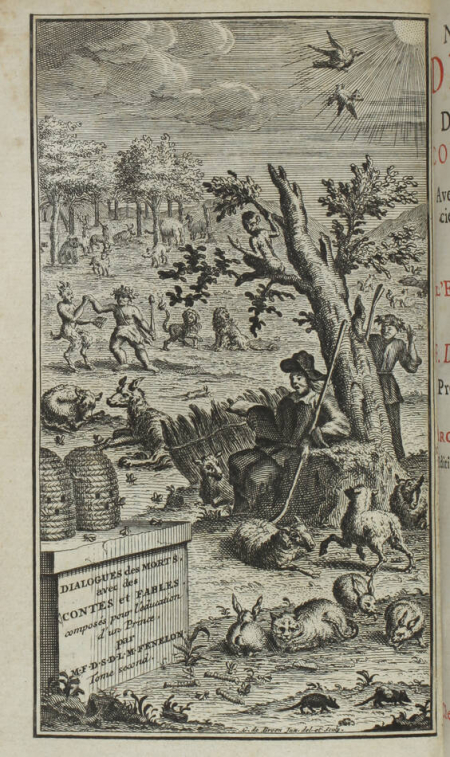 FENELON (François de Salignac de la Motte). Nouveaux dialogues des morts, contes et fables, avec un Abrégé des vies des anciens philosophes et un recueil de leurs plus belles maximes. Composés pour l'éducation d'un prince, livre ancien du XVIIIe siècle