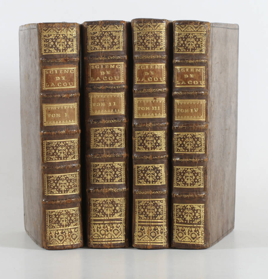 La science des personnes de la cour, d épée et de robe 1729 - 4 vol - planches - Photo 1, livre ancien du XVIIIe siècle