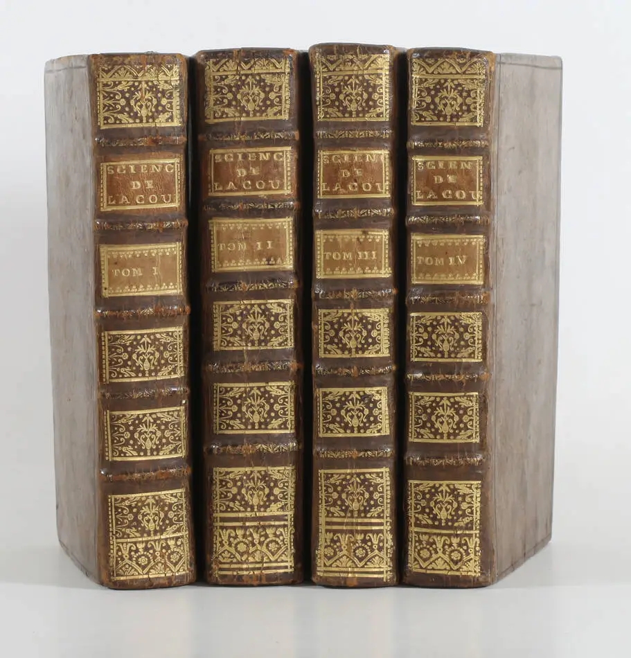 La science des personnes de la cour, d épée et de robe 1729 - 4 vol - planches - Photo 1, livre ancien du XVIIIe siècle