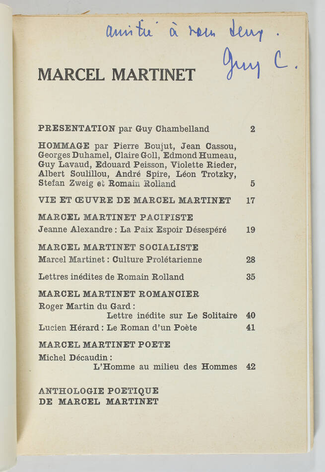 Marcel Martinet  - Le Pont de l Epée, 6-7 de mai 1959 - Photo 1, livre rare du XXe siècle