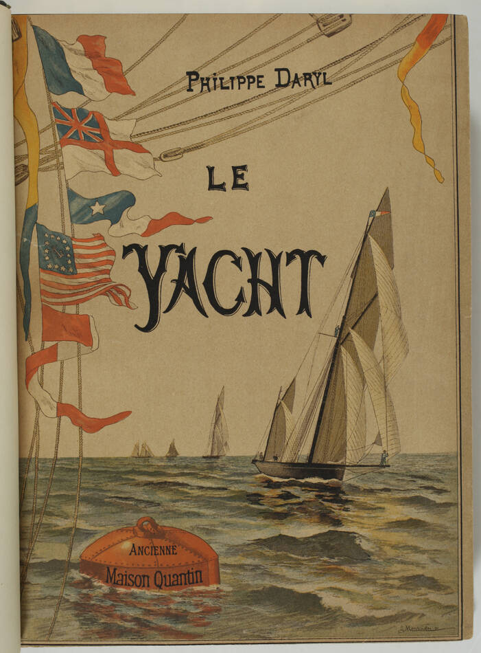 DARYL - Le Yacht. Histoire de la navigation maritime de plaisance (1890) - Photo 1, livre rare du XIXe siècle