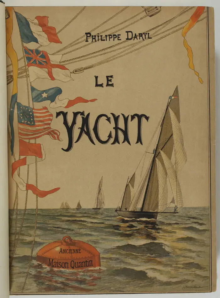 DARYL - Le Yacht. Histoire de la navigation maritime de plaisance (1890) - Photo 1, livre rare du XIXe siècle