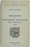ALTHUSSER - Philosophie et philosophie spontanée des savants (1967) - 1974 - Photo 0, livre rare du XXe siècle