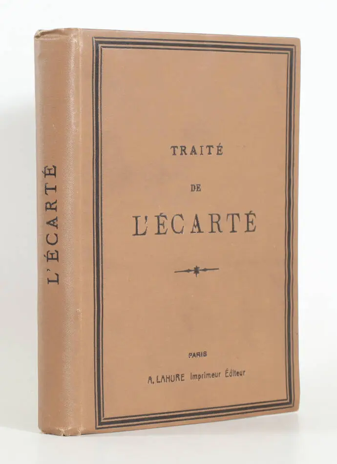 [Jeux de cartes] DORMOY - Traité mathématique de l écarté - (vers 1890) - Photo 0, livre rare du XIXe siècle