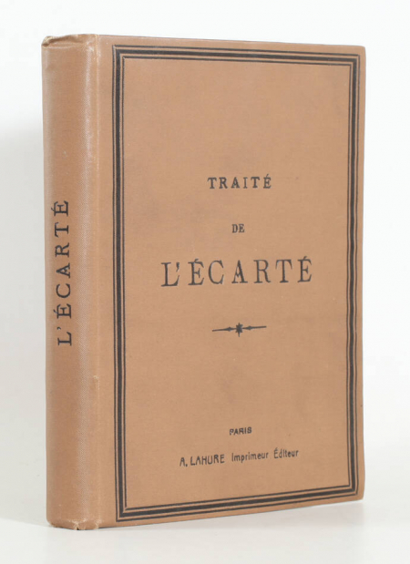 DORMOY (Emile). Traité mathématique de l'écarté, livre rare du XIXe siècle
