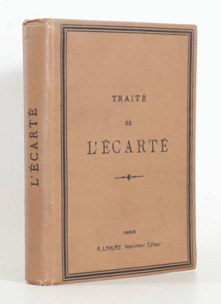 [Jeux de cartes] DORMOY - Traité mathématique de l'écarté - (vers 1890) - Photo 0, livre rare du XIXe siècle