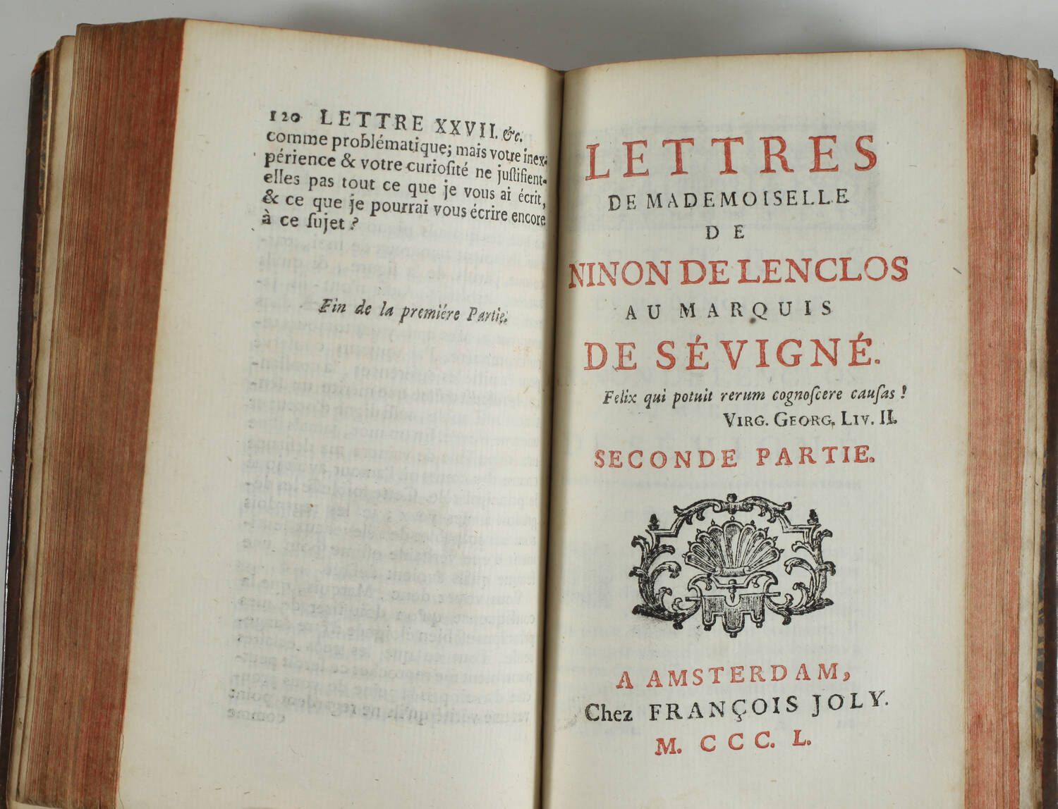 Mémoires sur la vie de Ninon de Lenclos par M. Bret - 1751 et 1750 - Photo 3, livre ancien du XVIIIe siècle