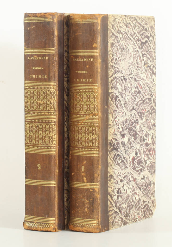 LASSAIGNE - Abrégé élémentaire de chimie 1836 - 2 volumes - Photo 1, livre rare du XIXe siècle