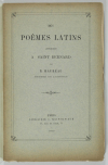 HAUREAU (B.). Des poèmes latins attribués à Saint Bernard