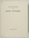 FLAUBERT - La Tentation de Saint Antoine, 1935 - Illustré par Odilon REDON - Photo 3, livre rare du XXe siècle