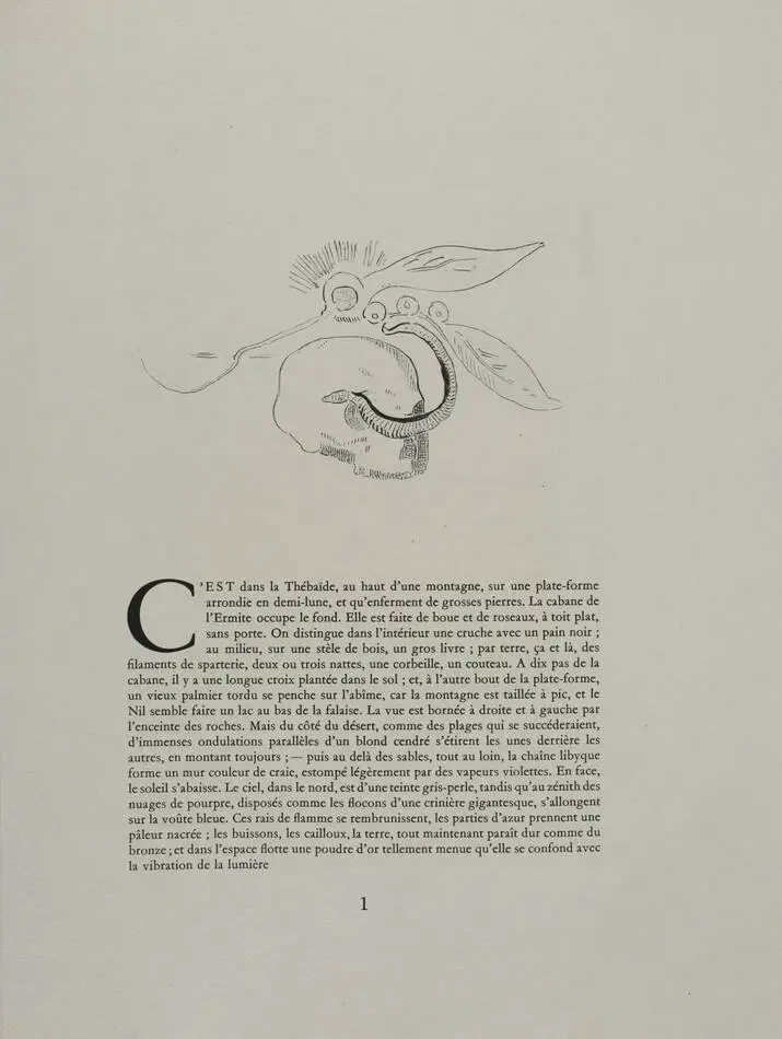 FLAUBERT - La Tentation de Saint Antoine, 1935  - Illustré par Odilon REDON - Photo 8, livre rare du XXe siècle