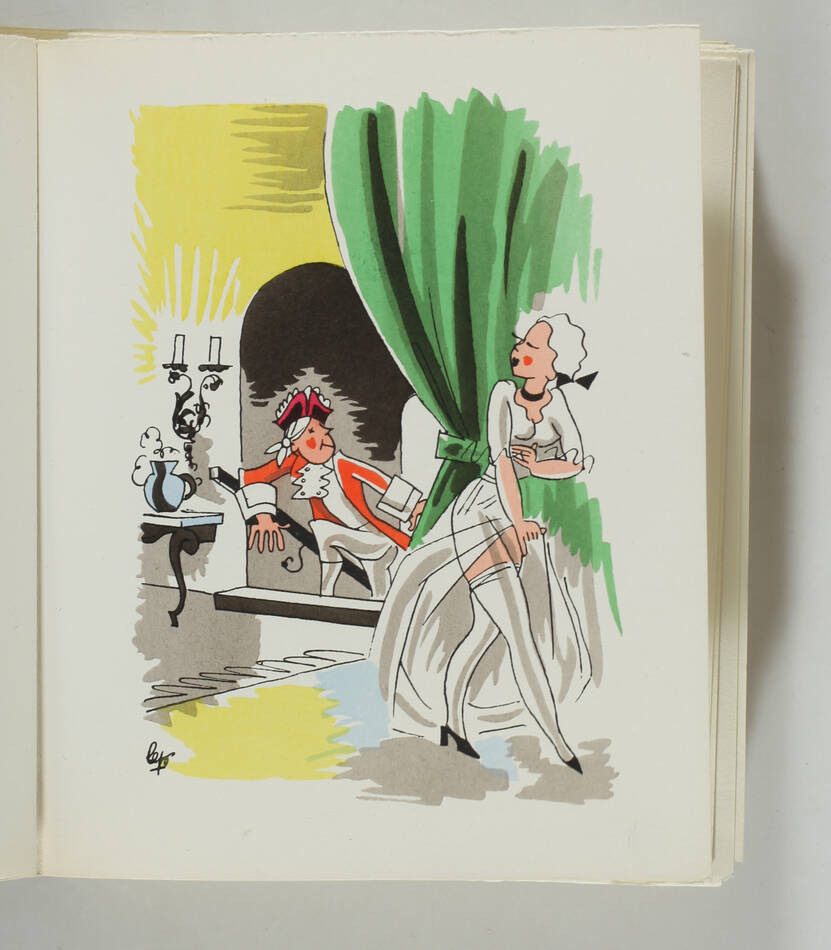 JB ROUSSEAU - Contes et épigrammes libres - 1943 - Illustrations de Lep - 1/200 - Photo 3, livre rare du XXe siècle