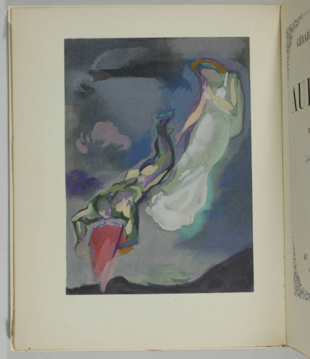 Gérard de NERVAL - Aurélia - 1945 - Illustrations en couleurs par Roger Tolmer - Photo 2, livre rare du XXe siècle