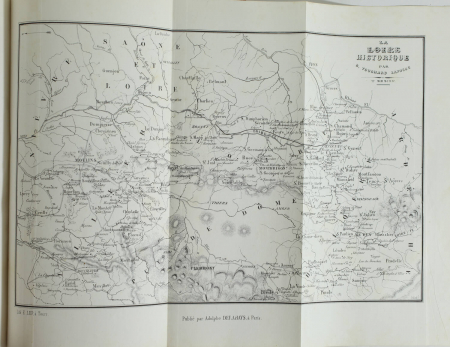 Touchard-Lafosse - La Loire historique - 1851 - 5 volumes - reliures signées - Photo 3, livre rare du XIXe siècle