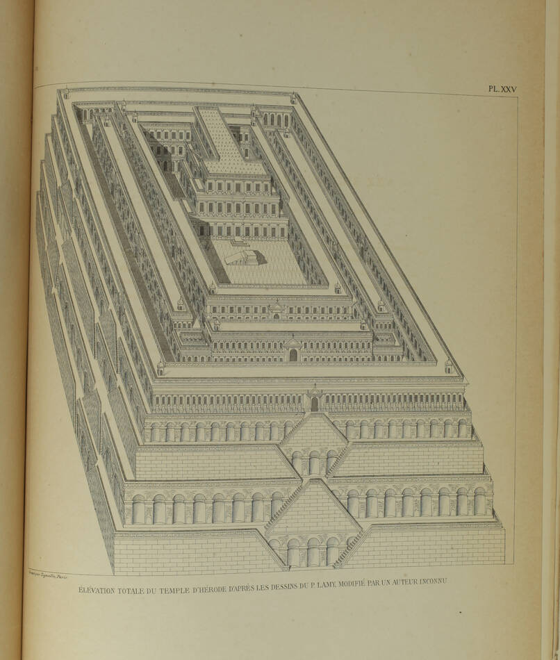 PAILLOUX - Monographie du Temple de Salomon - 1885 - Photo 2, livre rare du XIXe siècle