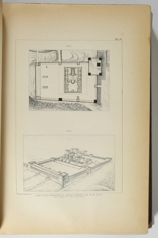 PAILLOUX - Monographie du Temple de Salomon - 1885 - Photo 7, livre rare du XIXe siècle