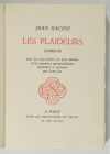 RACINE - Les plaideurs - 1932 - Eaux-fortes de BRULLER et ornements de JOU - Photo 2, livre rare du XXe siècle