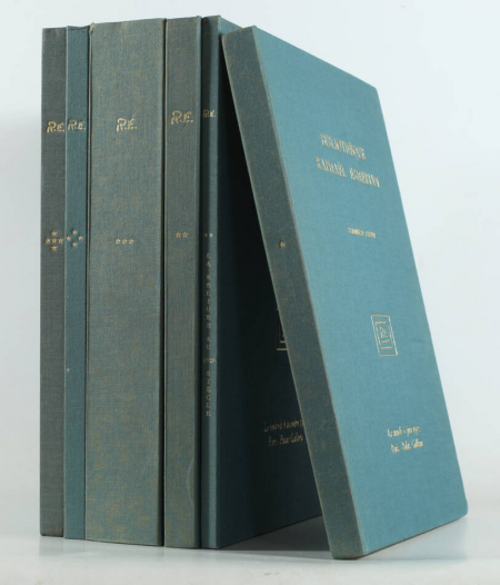 Bibliothèque Raphaël Esmerian 1972 - 6 volumes dont le suplt sur la reliure 17e - Photo 0, livre rare du XXe siècle