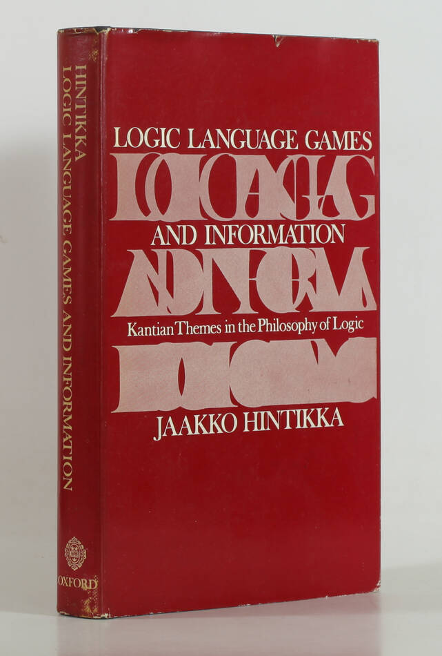 [Philosophie] HINTIKKA - Logic, language-games - Kantian themes - 1973 - Photo 0, livre rare du XXe siècle