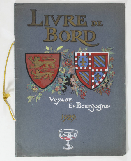 [Oenologie] DORIN - Livre de bord - Voyage en Bourgogne - 1929 - Photo 0, livre rare du XXe siècle