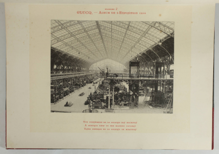 GLUCQ - L album de l exposition universelle de 1889 - 100 planches1901 - Photo 4, livre rare du XIXe siècle