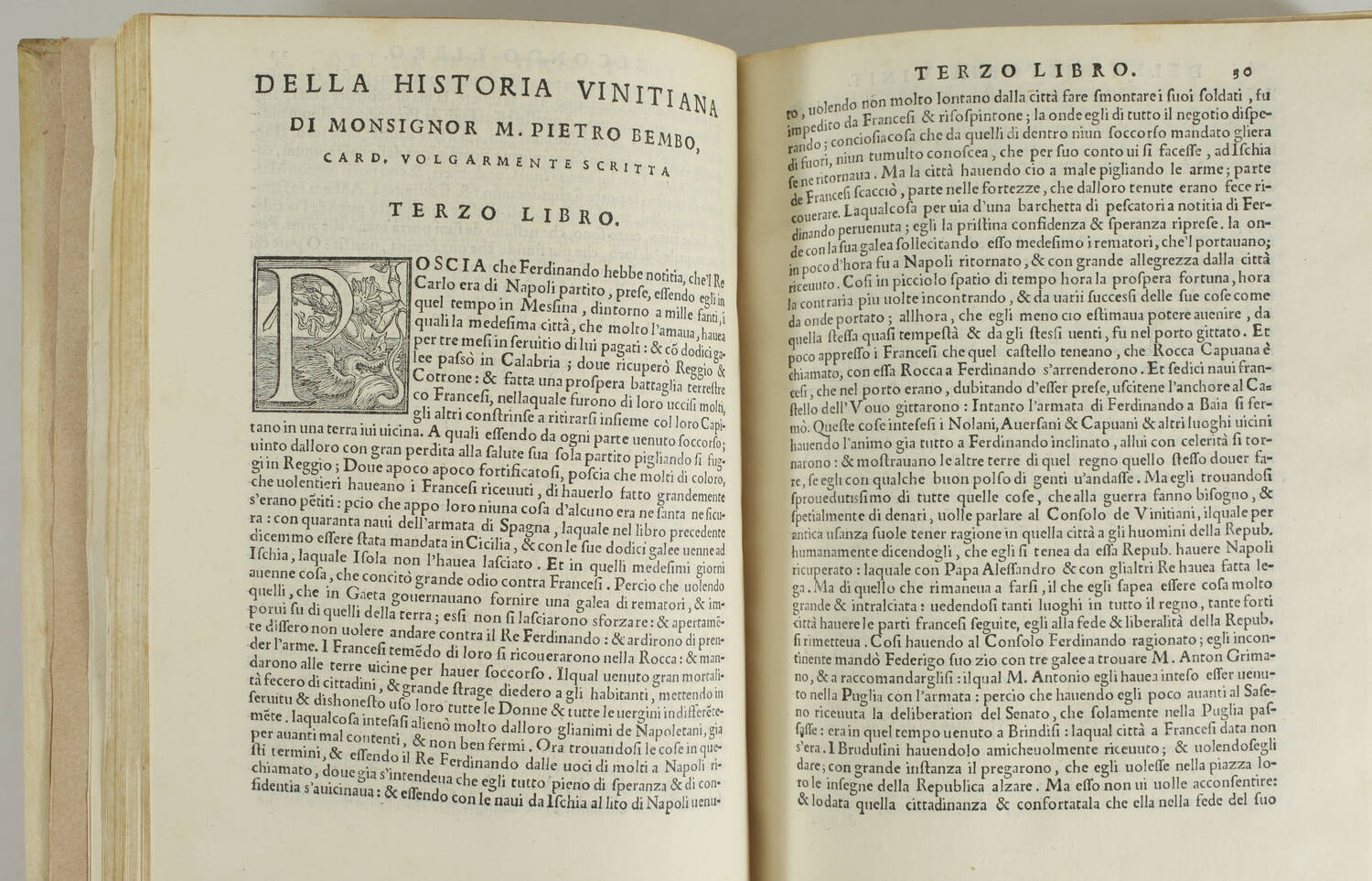 [Venise Italie] BEMBO - Della Historia Vinitiana - 1552 - Photo 3, livre ancien du XVIe siècle