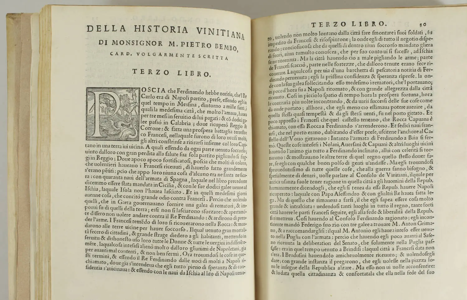[Venise Italie] BEMBO - Della Historia Vinitiana - 1552 - Photo 3, livre ancien du XVIe siècle
