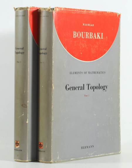 BOURBAKI (Nicolas). Elements of mathematics. General topology, livre rare du XXe siècle