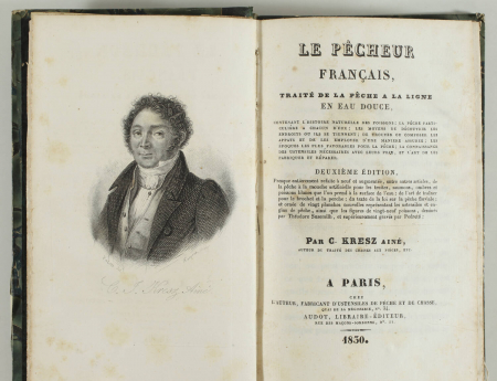 KRESZ - Le pêcheur français - Traité de la pêche à la ligne en eau douce - 1830 - Photo 2, livre rare du XIXe siècle