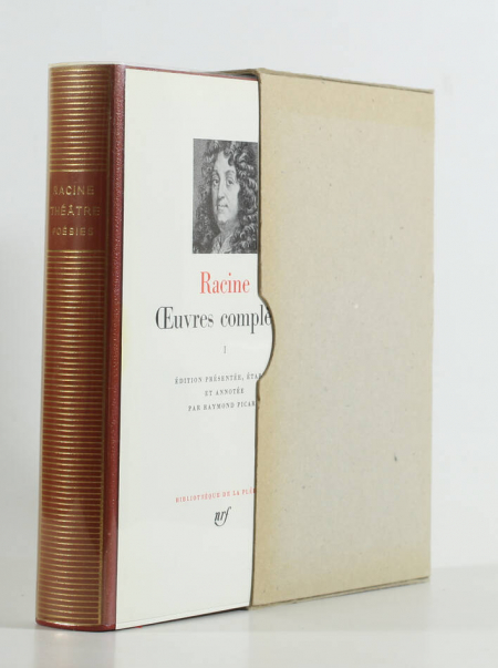 RACINE (Jean). Oeuvres complètes. I : Théâtre, poésies, livre rare du XXe siècle