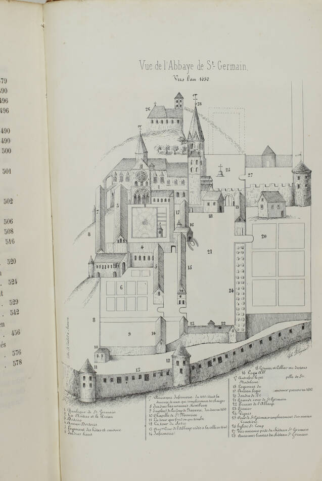 HENRY - Histoire de l abbaye de Saint-Germain d Auxerre - 1853 - Photo 3, livre rare du XIXe siècle