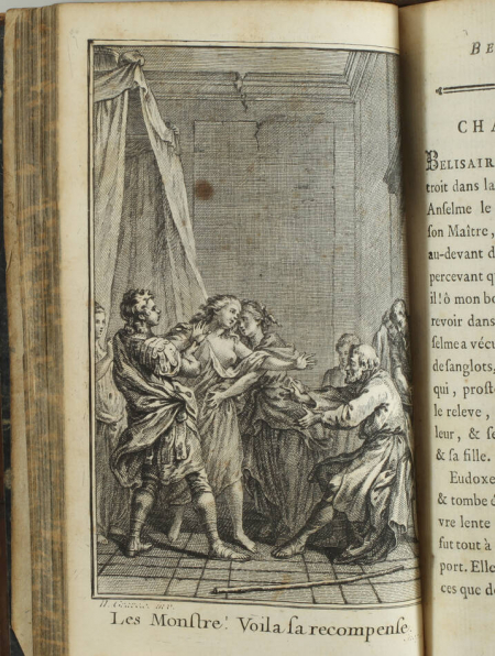 MARMONTEL. Bélisaire, livre ancien du XVIIIe siècle