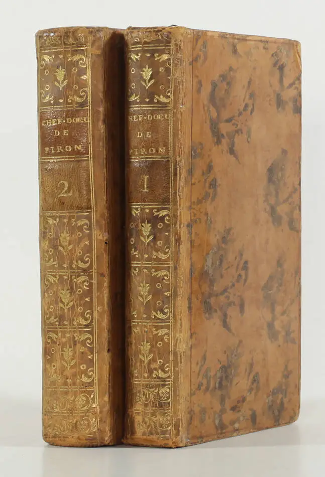 Alexis PIRON - Chef-d oeuvres dramatiques - 1775 - 2 volumes - figures de Cochin - Photo 0, livre ancien du XVIIIe siècle