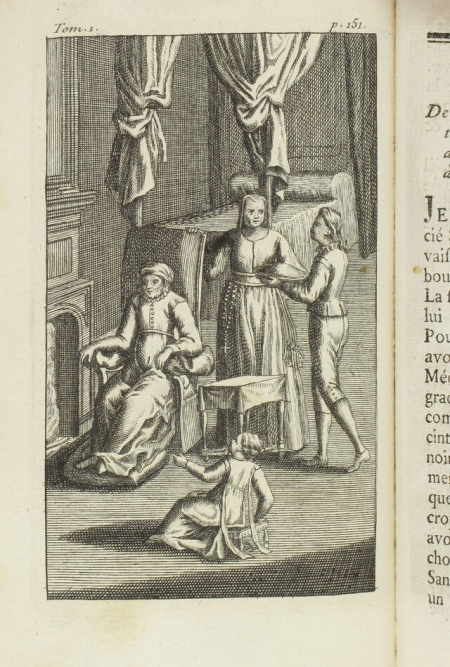 LE SAGE - Histoire de Gil Blas de Santillane - 1771 - 4 volumes - 30 figures - Photo 5, livre ancien du XVIIIe siècle