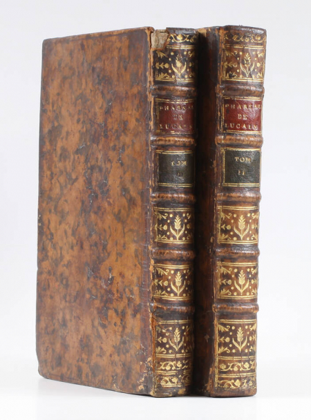 LUCAIN La Pharsale Traduite par Marmontel 1766 - 2 vol, 11 figures de Gravelot - Photo 0, livre ancien du XVIIIe siècle