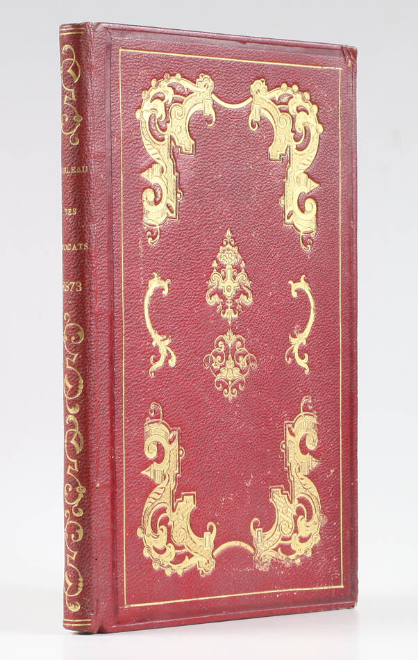 Tableau des avocats à la cour d Appel de Paris -1873 - Plein chagrin rouge - Photo 0, livre rare du XIXe siècle
