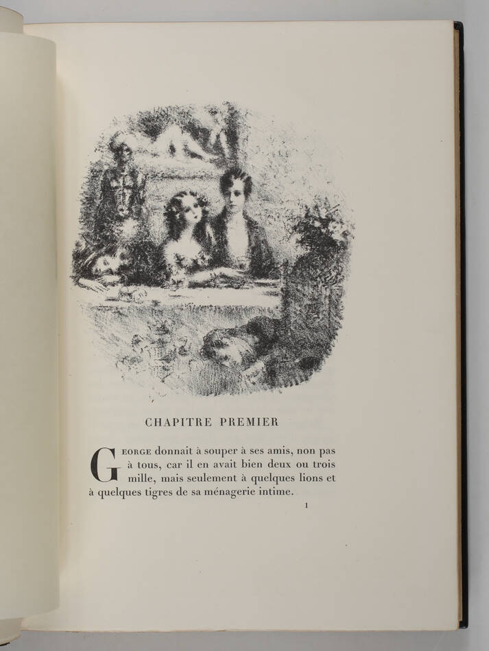 GAUTIER - Fortunio - 1929 - lith. de Guérin - Reliure signée Jean Duval - Photo 5, livre rare du XXe siècle