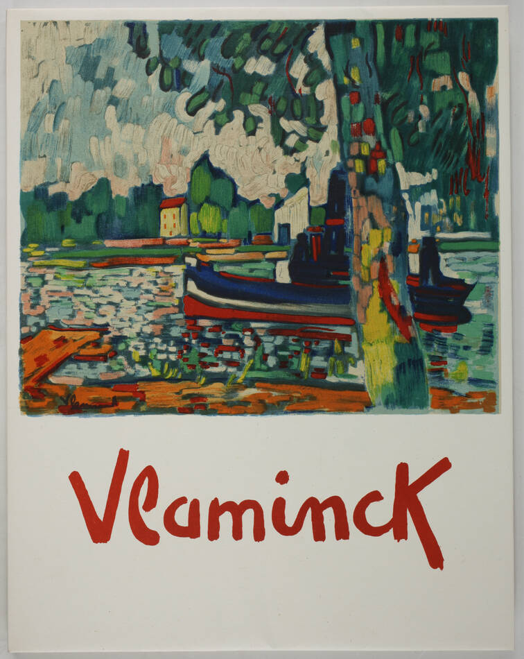 MAC ORLAN - Vlaminck - 1958 - 5 lithographies dont une en couleurs - Photo 1, livre rare du XXe siècle