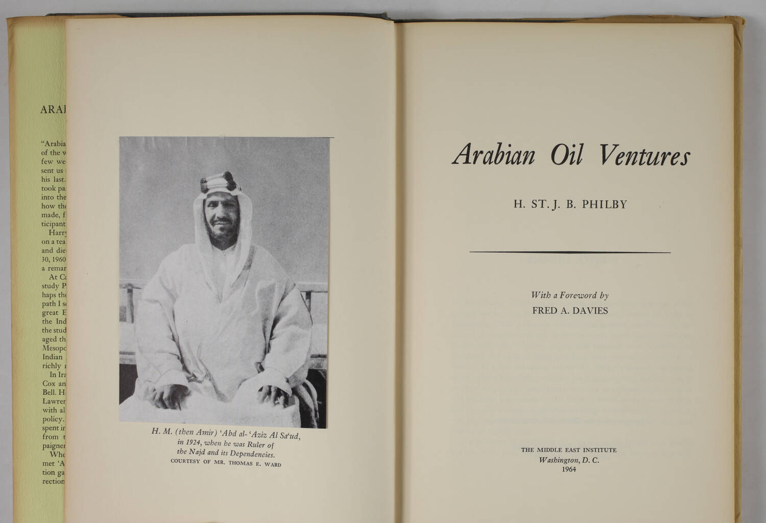 PHILBY - Arabian oil ventures - 1964 - EO - Photo 1, livre rare du XXe siècle
