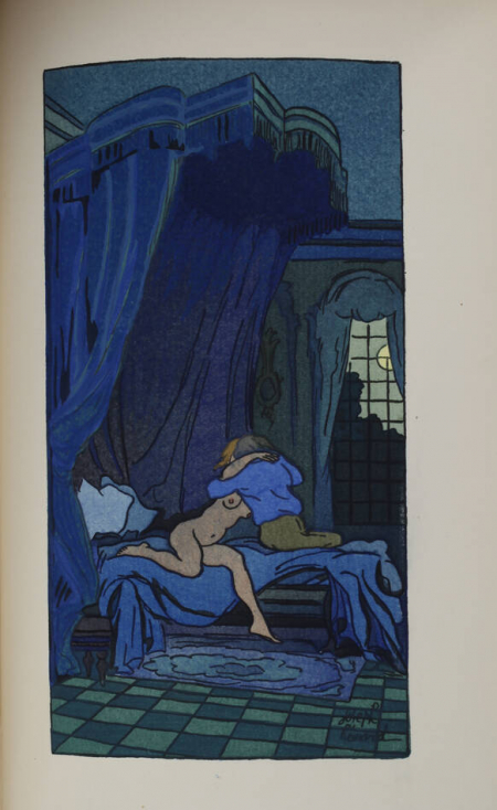 DIDEROT Jacques le fataliste et son maître 1921 - Hémard - Reliure de Schroeder - Photo 2, livre rare du XXe siècle