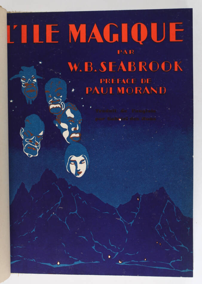[Vaudou Haïti] SEABROOK - L île magique - 1932 - Relé - Photo 2, livre rare du XXe siècle