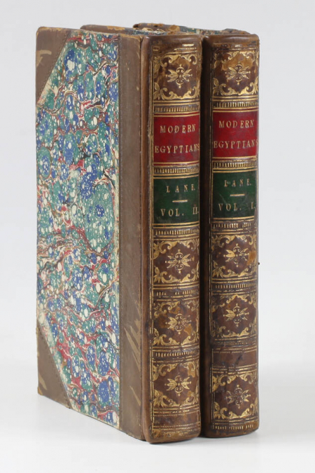 LANE (Edward William). An account of the manners and customs of the modern Egyptians, written in Egypt during the years 1833, 34, and 35. Partly from notes made during a former visit to that country in the years 1825, 26, 27 and 28, livre rare du XIXe siècle