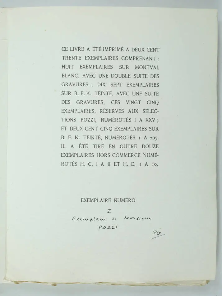BROSSES Lettres familières Aix Marseille - 1942 gravures suites Guastalla - Photo 4, livre rare du XXe siècle