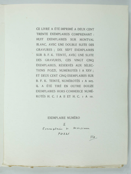 BROSSES Lettres familières Aix Marseille - 1942 gravures suites Guastalla - Photo 4, livre rare du XXe siècle