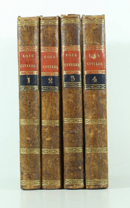 Lois civiles (intermédiaires) de 1789 au code civil de 1804 - 4 volumes, 1806 - Photo 0, livre ancien du XIXe siècle