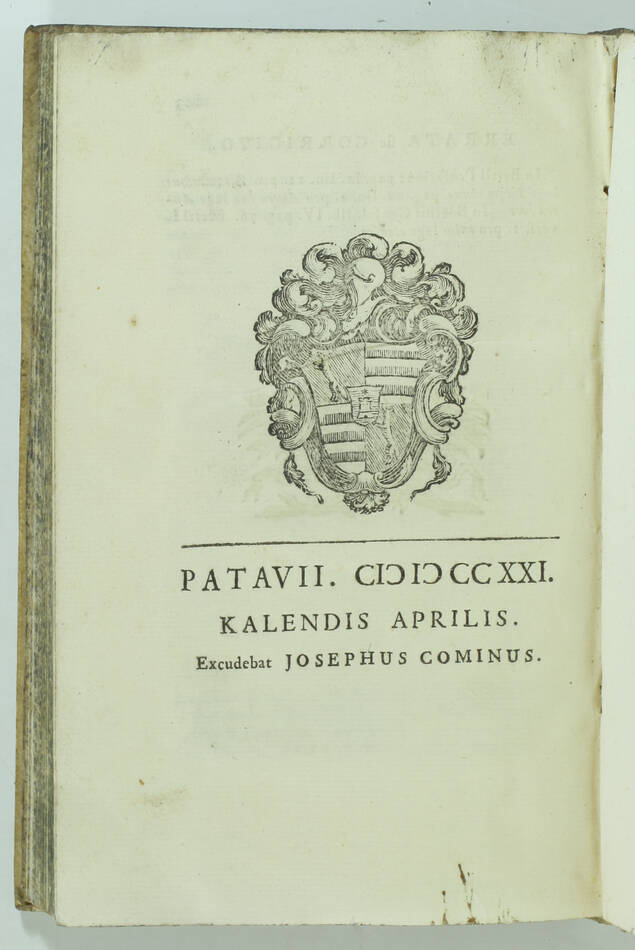 [Philosophie] BOECE - De consolatione philosophiae - Padoue, 1721 - Photo 2, livre ancien du XVIIIe siècle