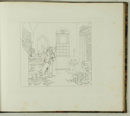 [GOETHE] Faust - 26 Esquisses déssinées par Retsch  - 1830 - Photo 3, livre rare du XIXe siècle