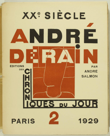 SALMON - André Derain - Chroniques du Jour, 1929 - Planches - Photo 0, livre rare du XXe siècle