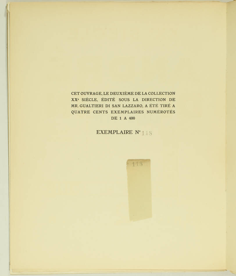 SALMON - André Derain - Chroniques du Jour, 1929 - Planches - Photo 2, livre rare du XXe siècle